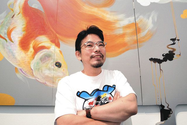 金魚美抄 金魚は世界を映す 美術作家 深堀隆介さんに聞く 北陸中日新聞web