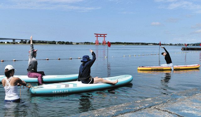 海開き心も開放 弁天島海浜公園 中日新聞しずおかweb