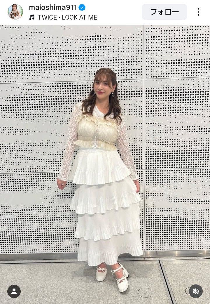大島麻衣　等身大パネル (新品) 大島麻衣/Mai Oshima/오시마 마이 | 明日📺 6/14(金)9:55〜10:25 TBS