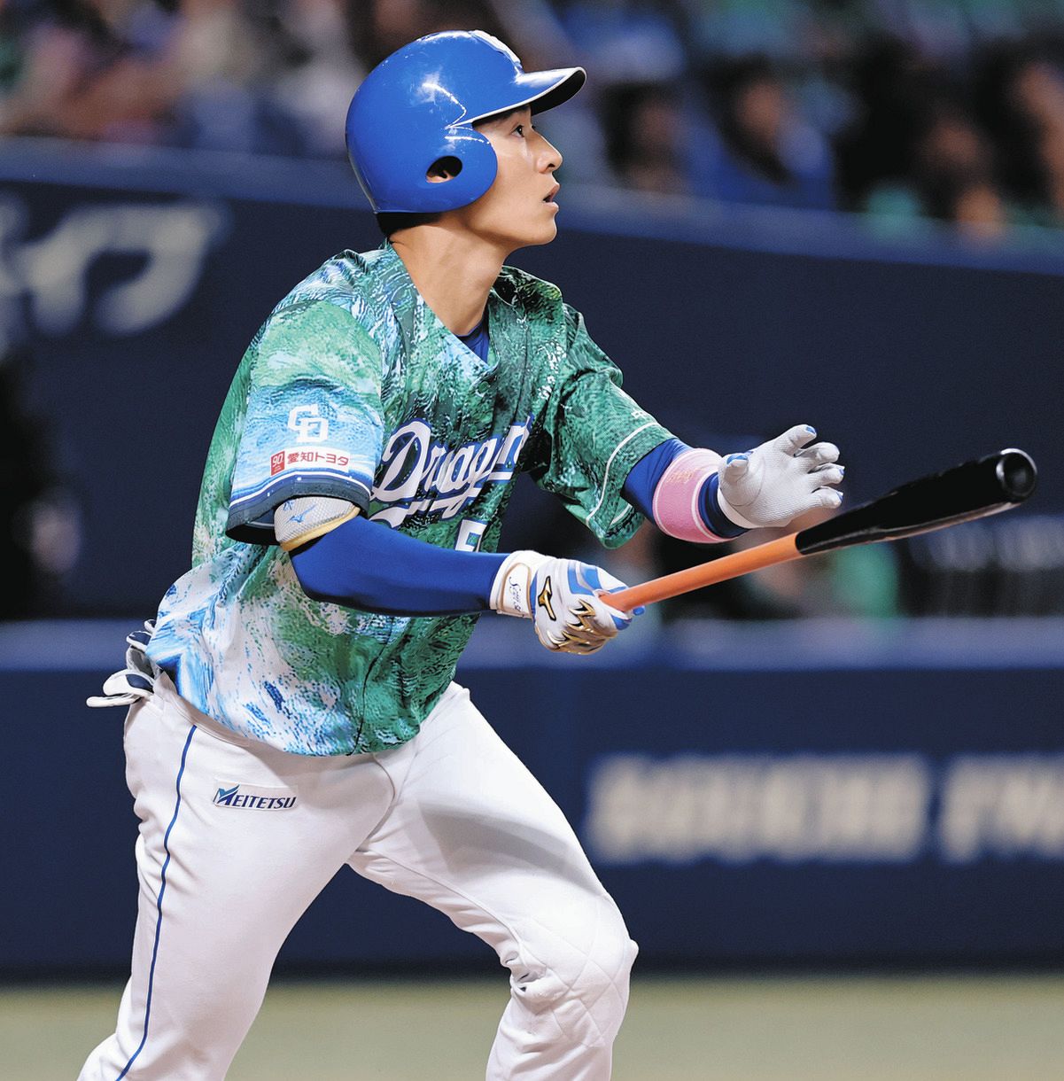 中日・上林誠知、初回に今季3号先制2ラン！変化球を振り抜き右中間