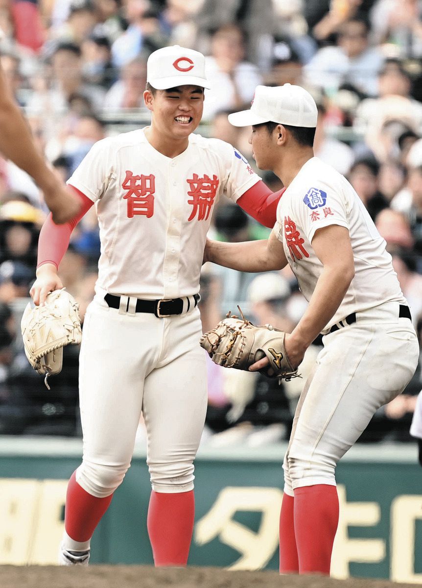 決勝進出の智弁学園、エース杉本「球数制限は頭に入ってたがこの試合に 