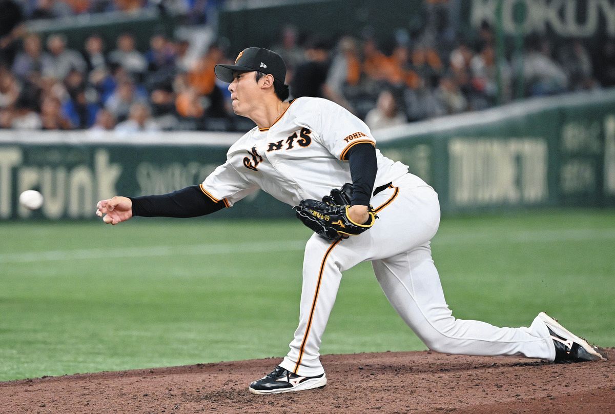 巨人・平内龍太、「上下投法」に再び挑戦 1日の中日戦でアンダースロー
