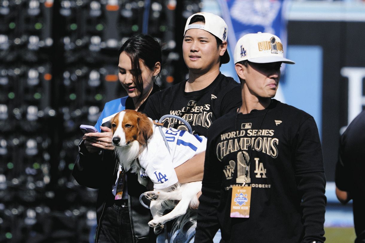 大谷翔平、25万人の世界一パレードに驚き「壮観」「圧倒されて 大谷翔平、25万人の世界一パレードに驚き「壮観」「圧倒されて