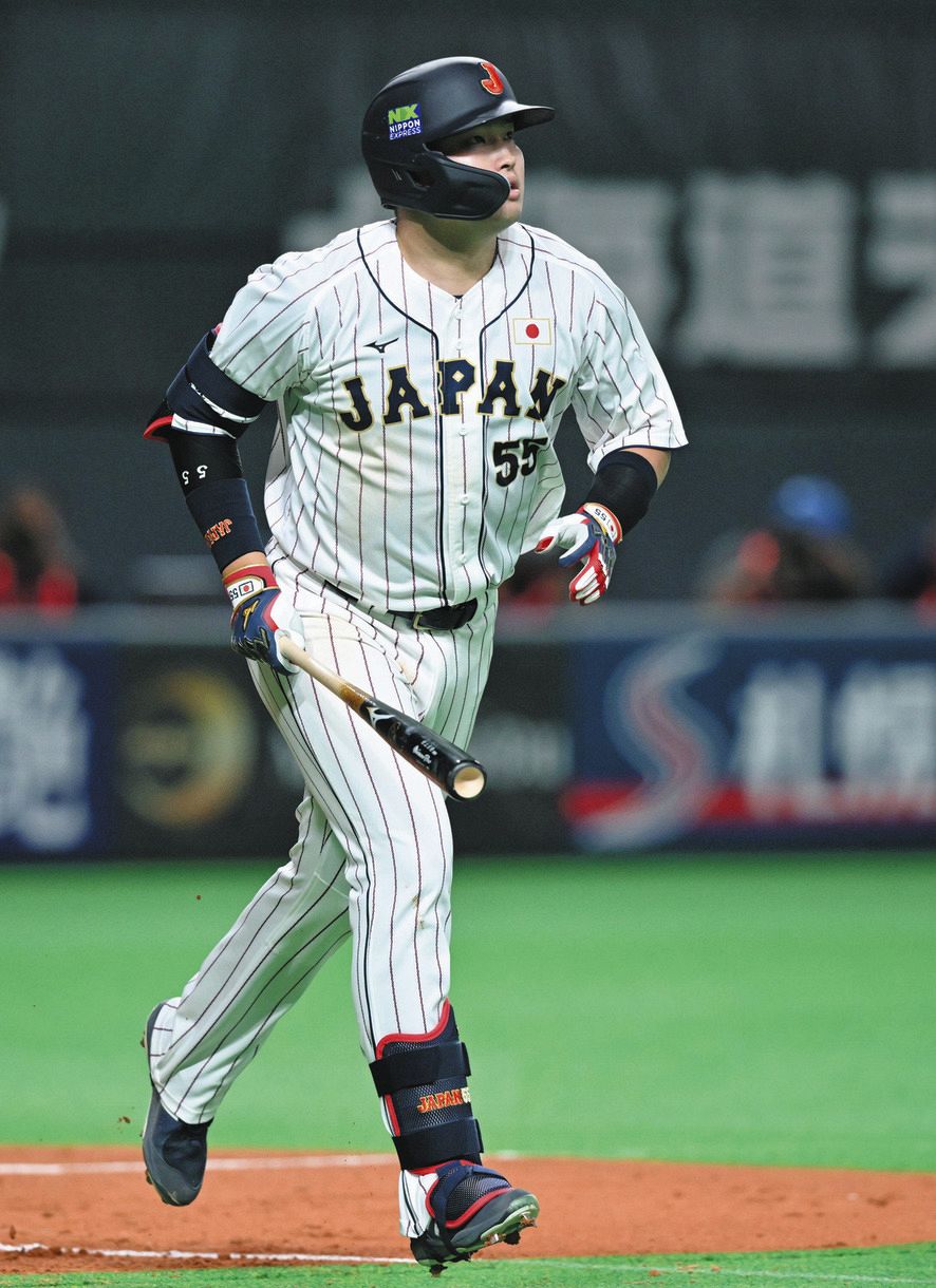 SAMURAI JAPAN アクリルステッカー 村上宗隆選手