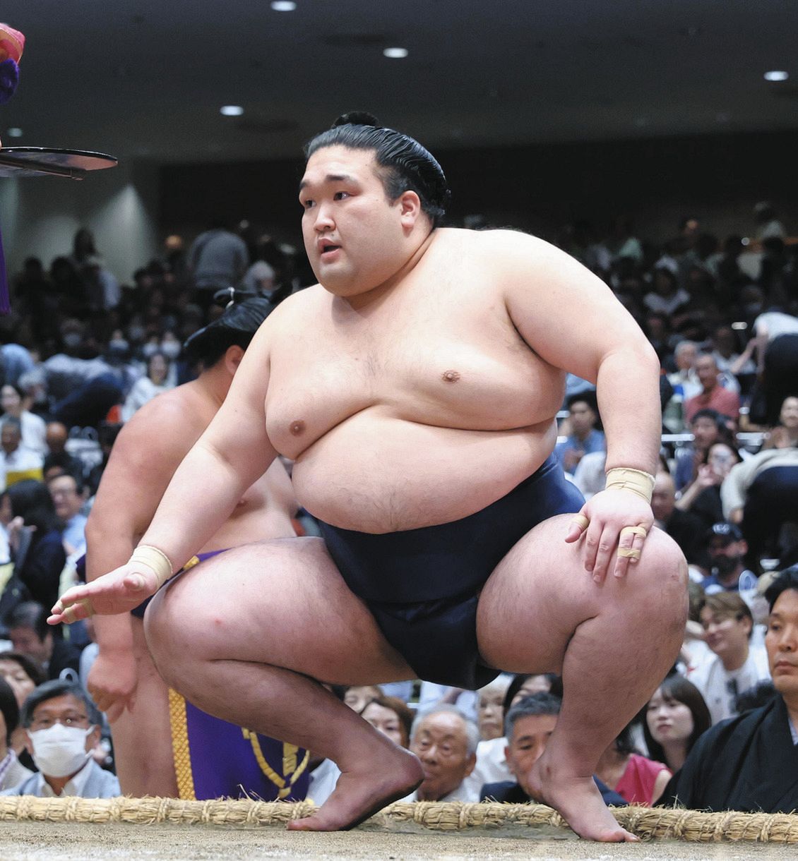 豪ノ山、土俵際粘って琴桜に勝ち霧島に続き大関連破「結びで勝てたのは