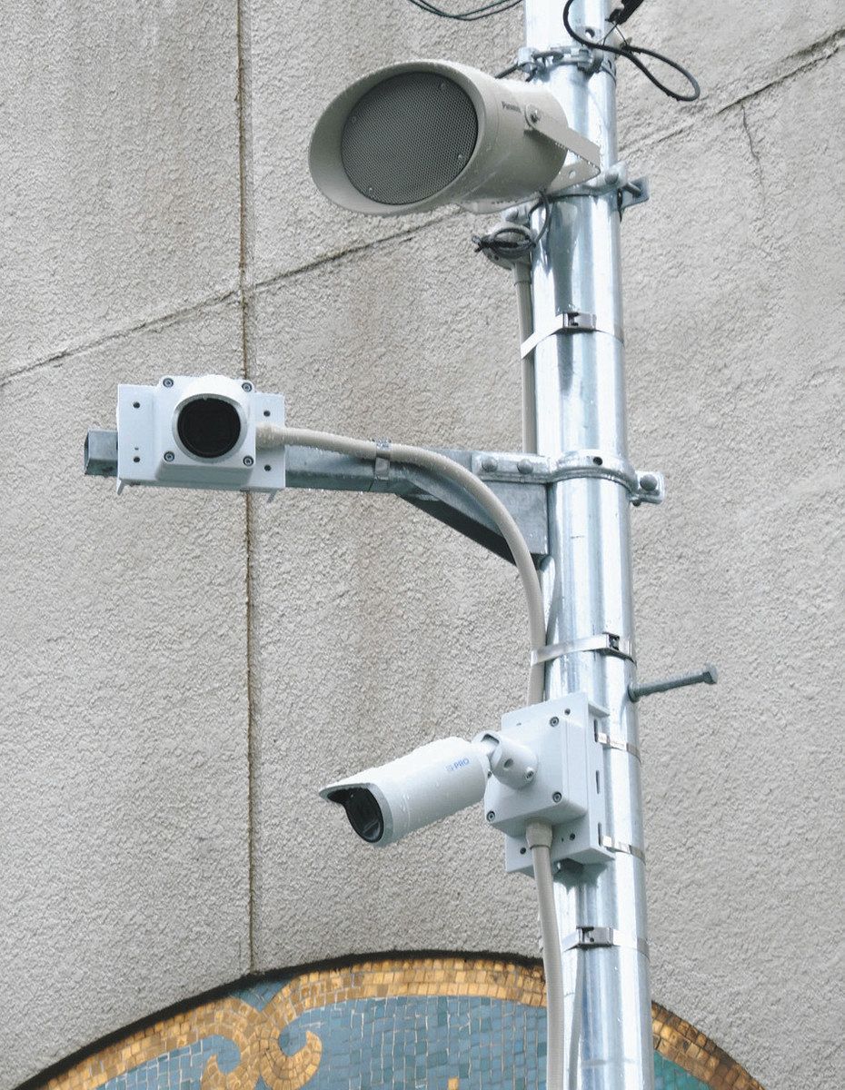 桜木町 違法客引き 監視 AI防犯カメラ設置 スピーカーで自動警告