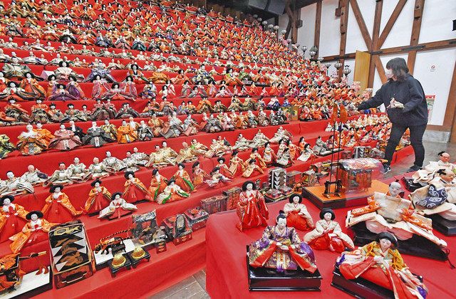 20段ひな壇に所狭し 春を彩る越前おおのひな祭り：日刊県民福井Web