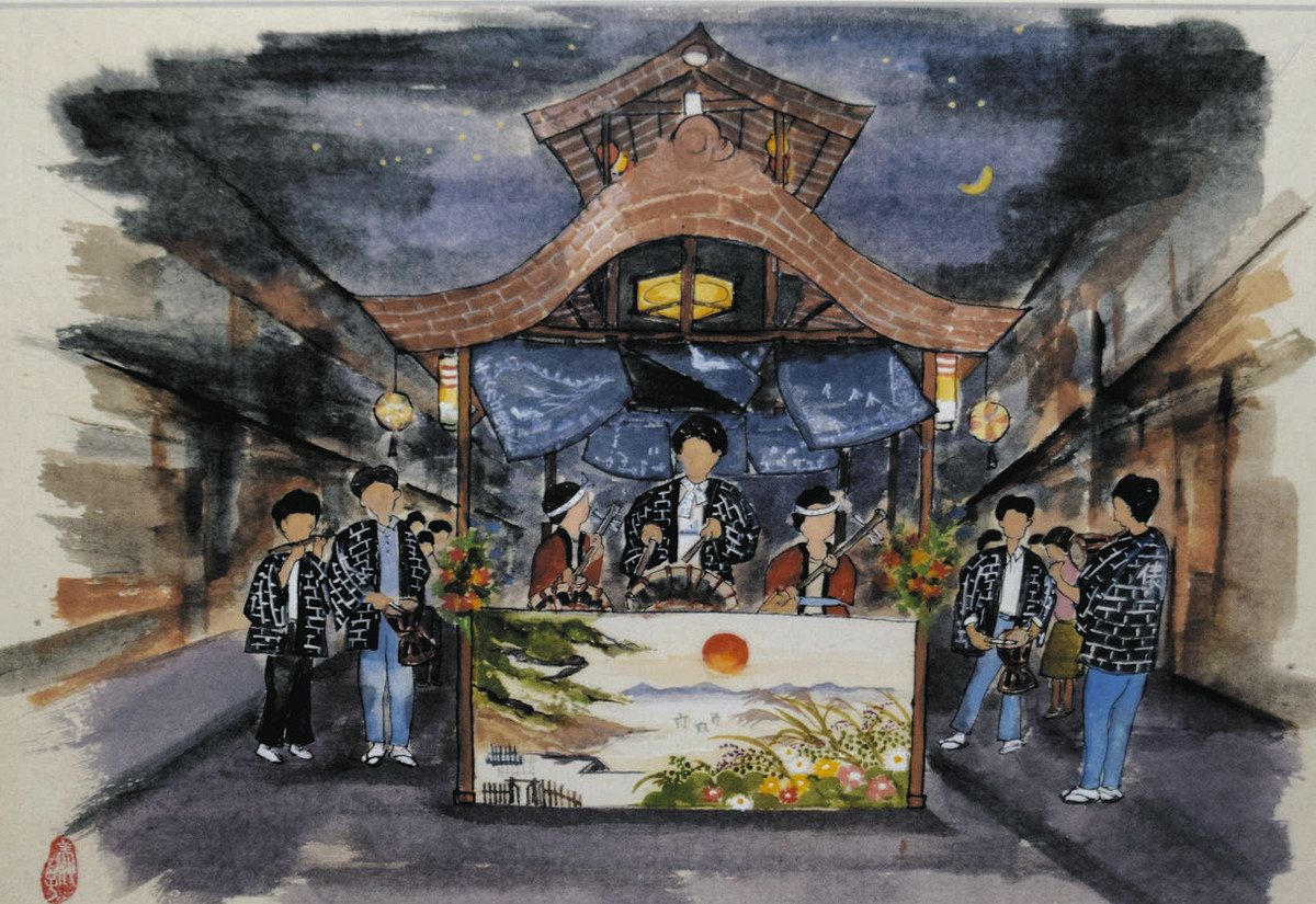 懐かし「わしらんうち」 新居で昭和の街並み絵画展：中日新聞しずおかWeb