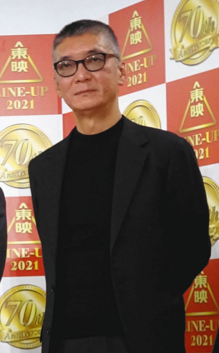東映の２０２１年ラインアップ発表会に出席した成島出監督
