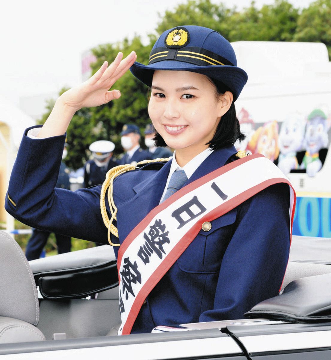 元横綱・貴乃花の次女・白河れい、一日警察署長で憧れの警官姿に「いつかはお芝居でもできたらうれしいな」：中日スポーツ・東京中日スポーツ