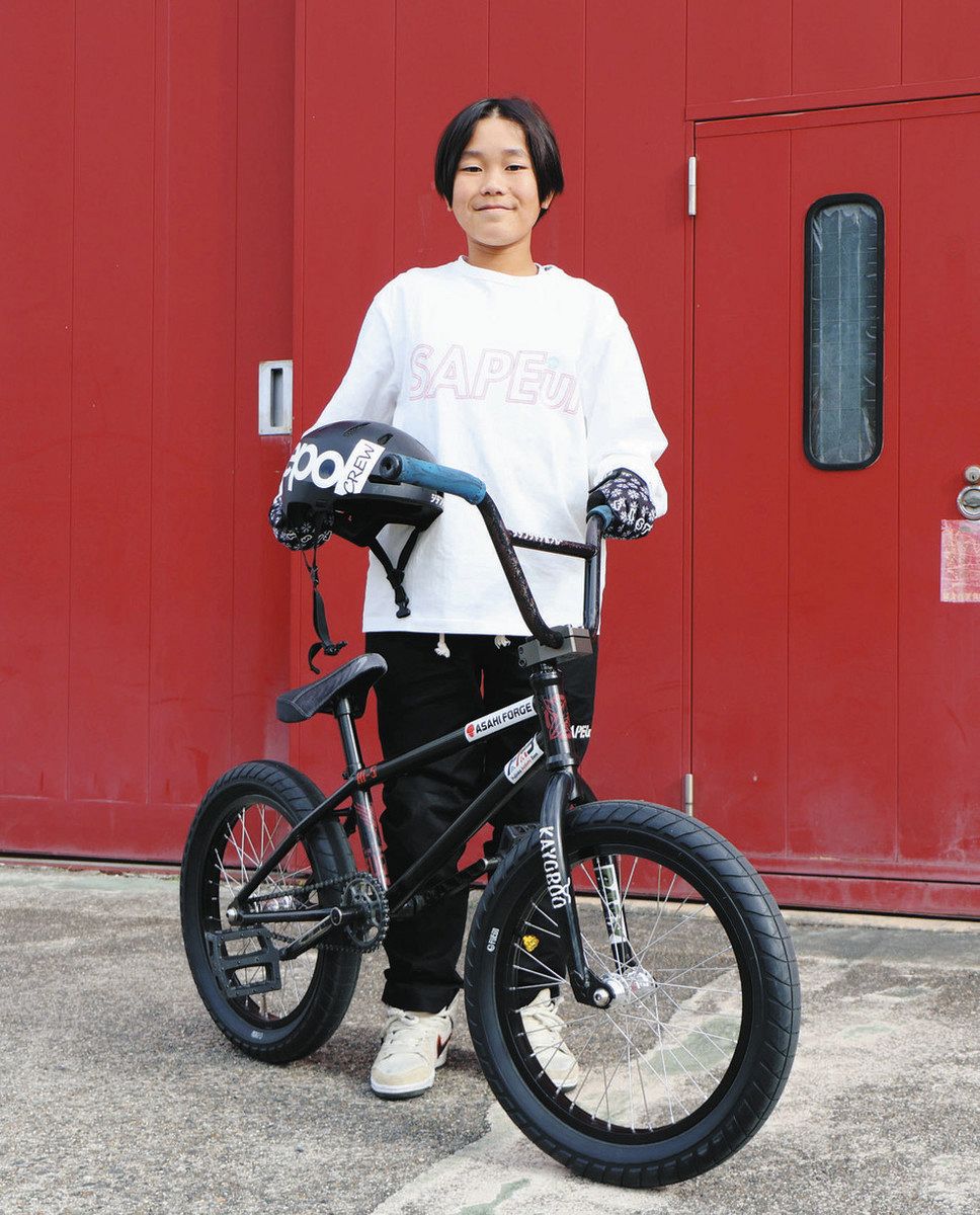 12歳「ライバルは自分」世界一目指し技磨く BMXフリースタイルパークの