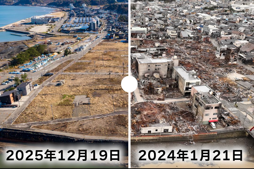 あの元日から2年 地震直後と今を写真で比較 360度動画で見る能登の現在