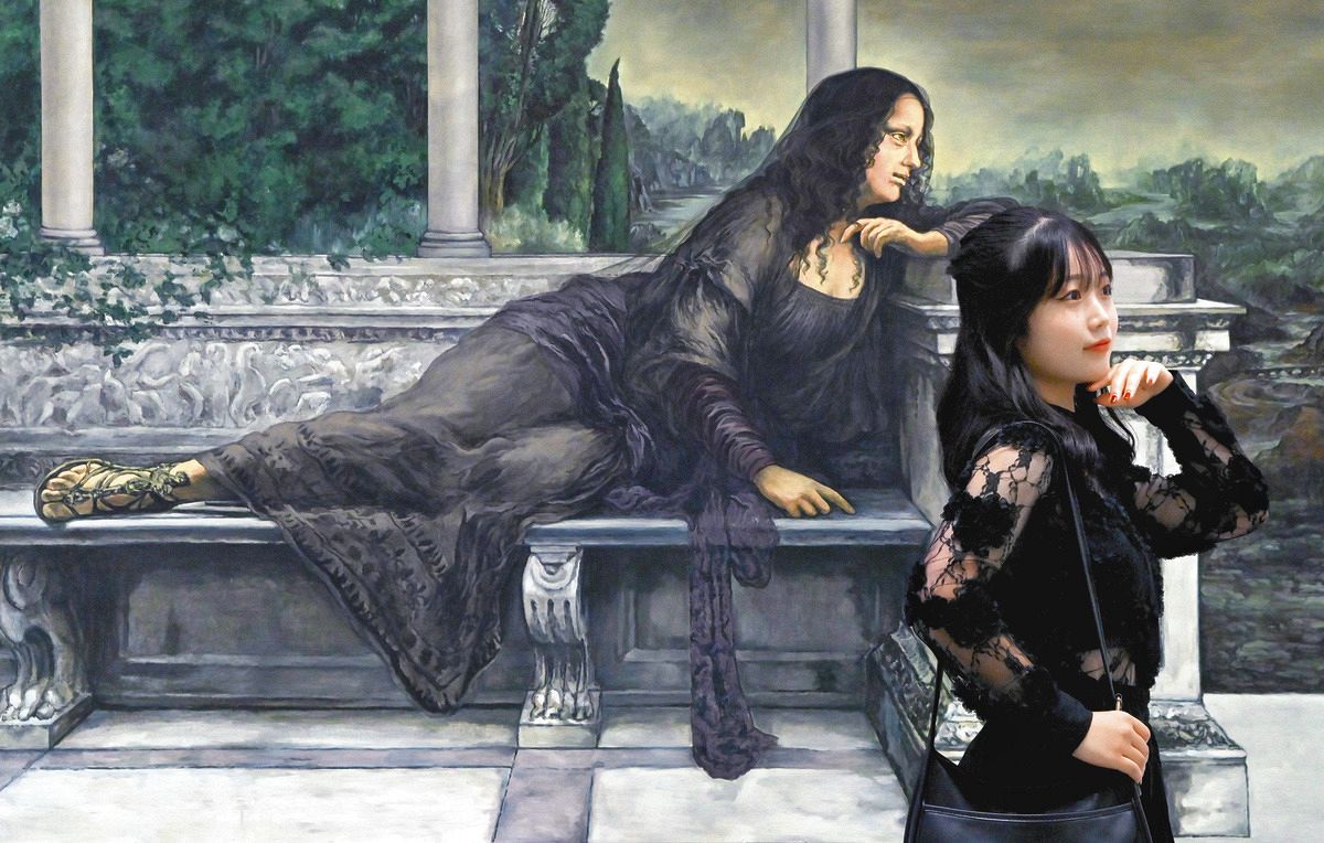 写真でみる】福田美蘭「美術って、なに？」 心揺さぶる仕掛け随所に