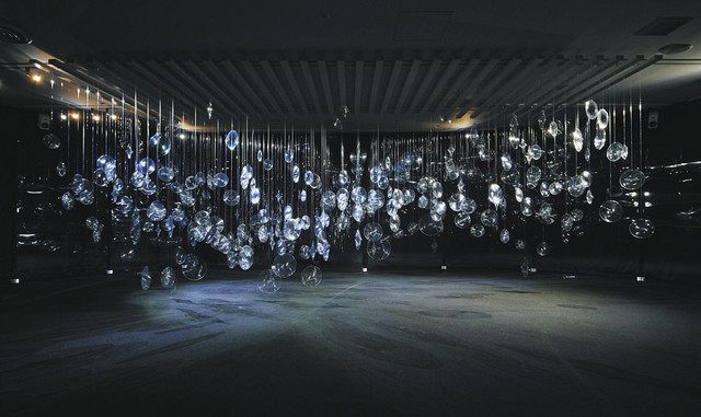 金津沙矢香さん　風景のドローイングオブジェ 金津創作の森で展示 光と影の美しい世界：日刊県民福井Web