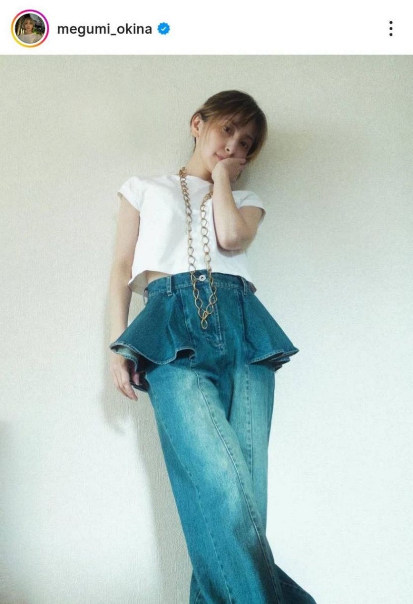 値下げ！　早い者勝ち！奥菜恵 HOTDOG 実際の投稿】奥菜恵、夏コーデ「そのパンツが似合いすぎるのも素敵