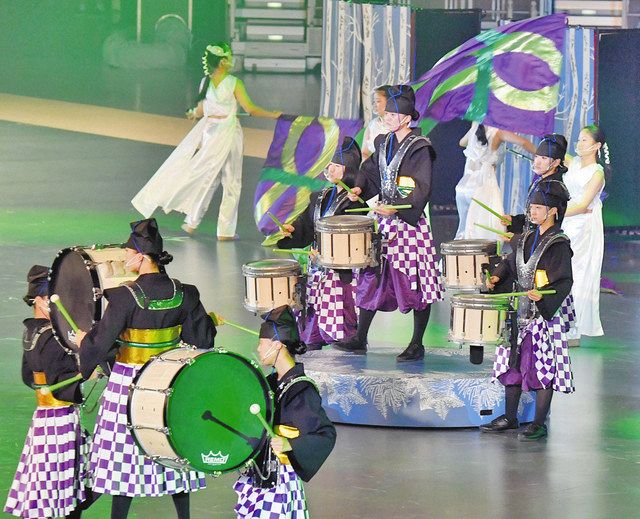 選手に勇気と感動を 総合開会式で歓迎演技 日刊県民福井web