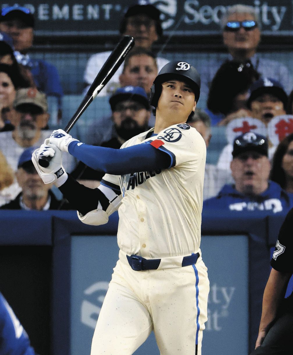◇大谷翔平、3年連続となる40号を含む2安打…8月は”全試合安打