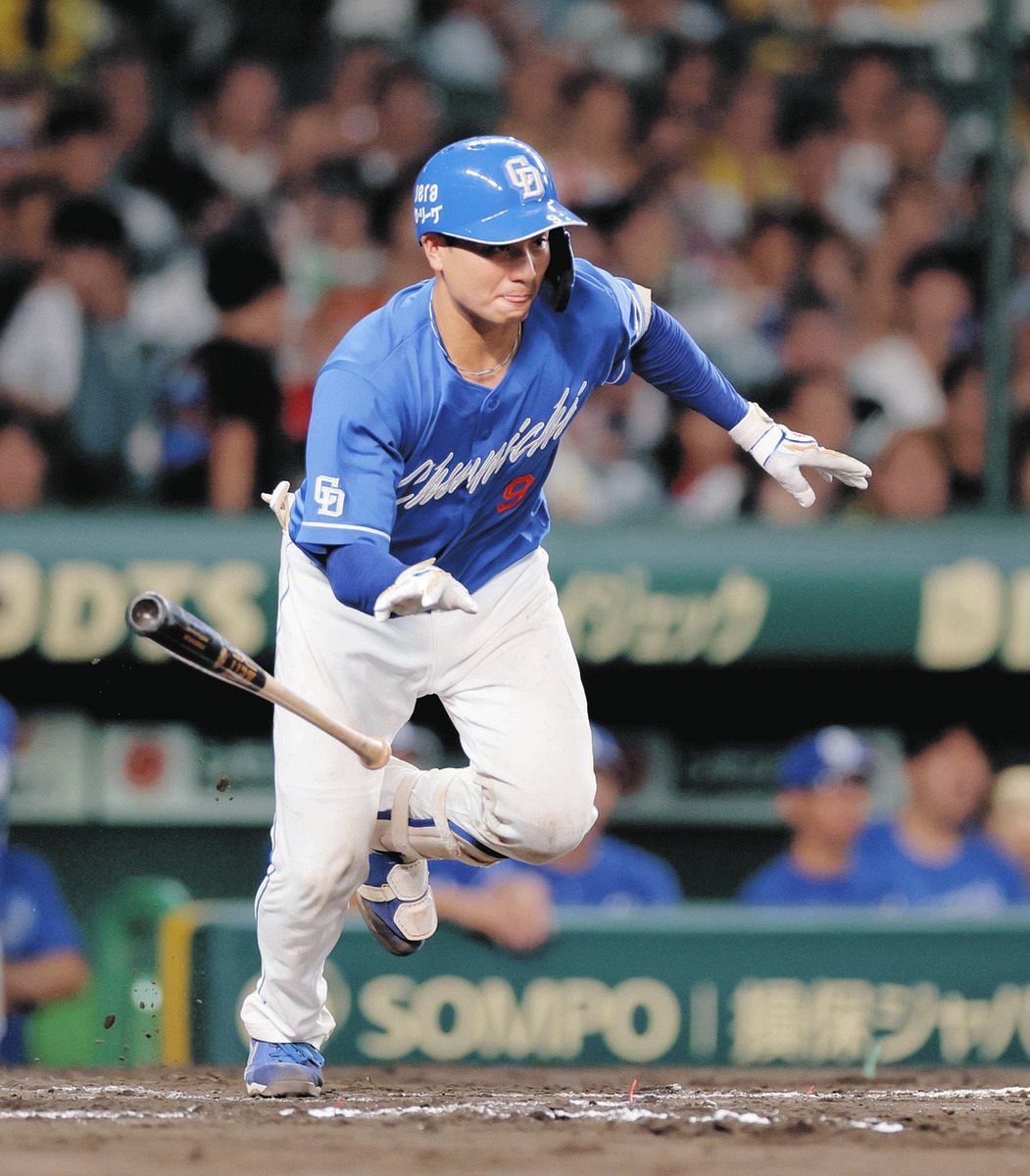 中日・石伊雄太、7回待望の先制タイムリー！チームに26イニングぶり