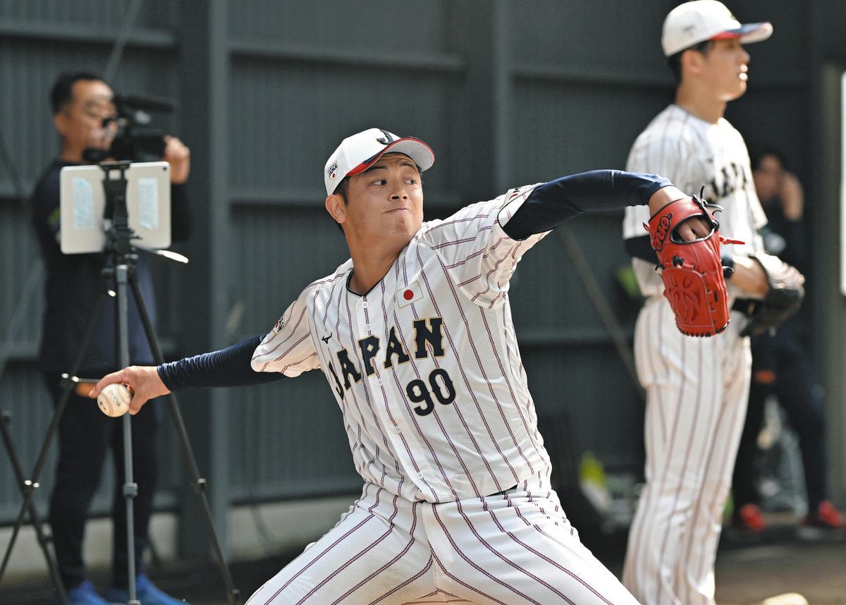 侍ジャパン】松山晋也、「良い感覚」初ブルペン手応え33球 解禁カット