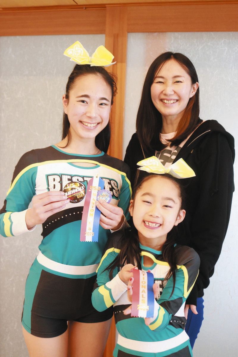 母子でかなえたチアの夢、転校機に一からチーム 発足6年、長久手から