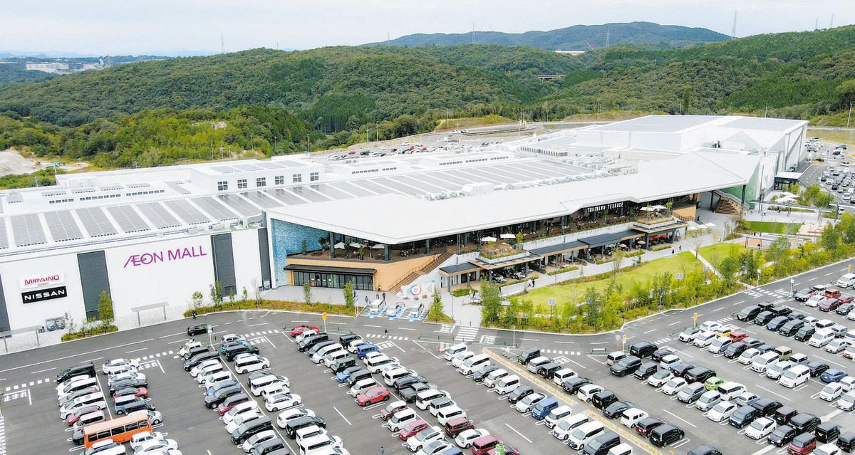 ２０２５年春にシネコンが開業するイオンモール土岐＝土岐市土岐津町土岐口で（イオンモール提供）