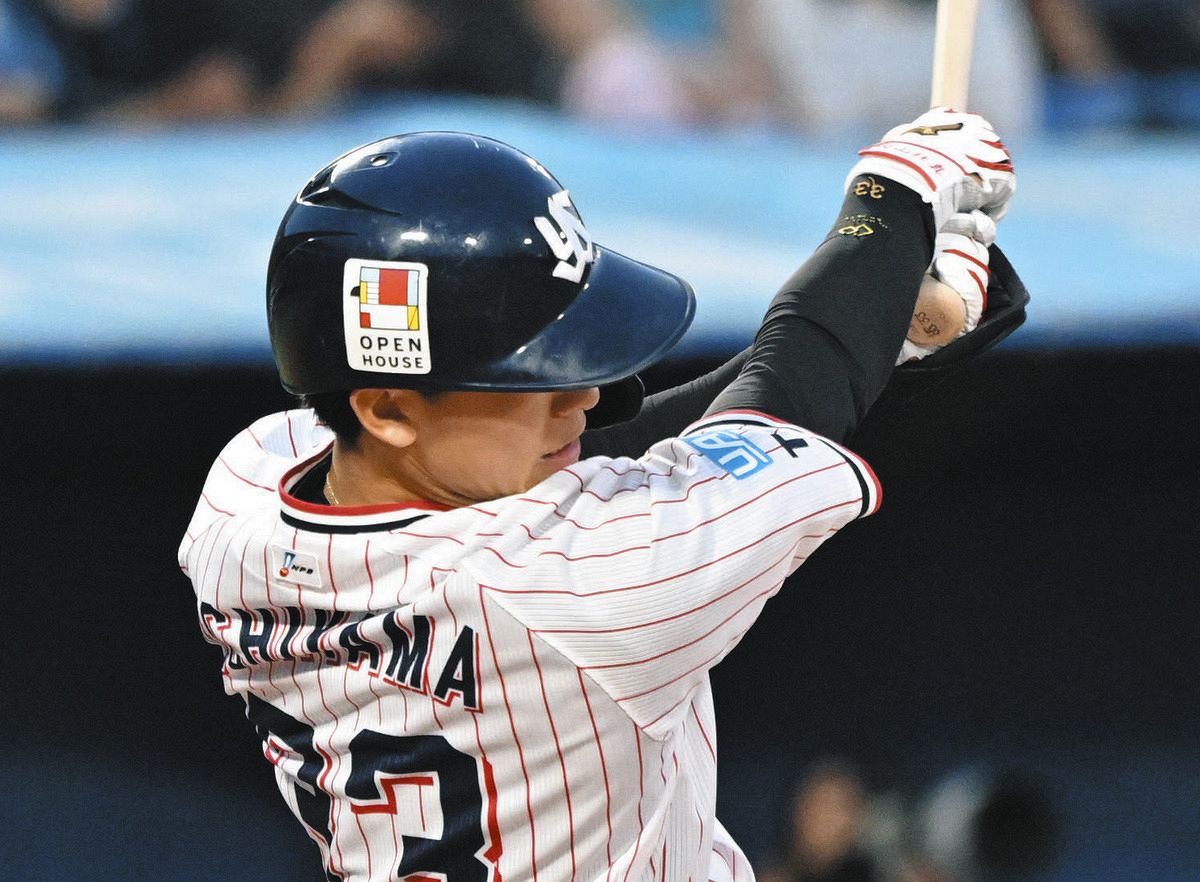 ヤクルト・内山壮真、プロ5年目で初の4安打で今季2度目の3連勝に貢献