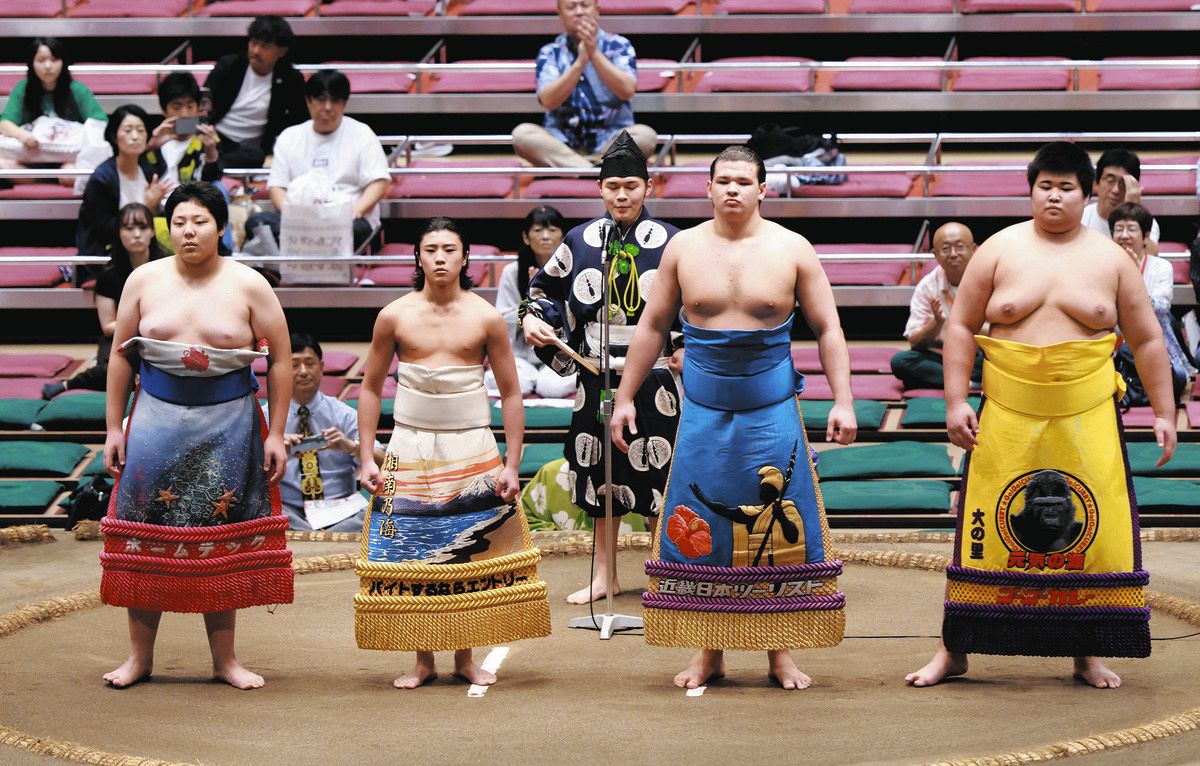 志村観行　力士　小皿　相撲　Sumo 体重57キロの小さな力士、でっかい目標 秋場所で初土俵の新道「強い