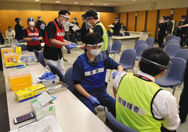 医療者、18日から接種 長野・上田でワクチン訓練：中日新聞Web