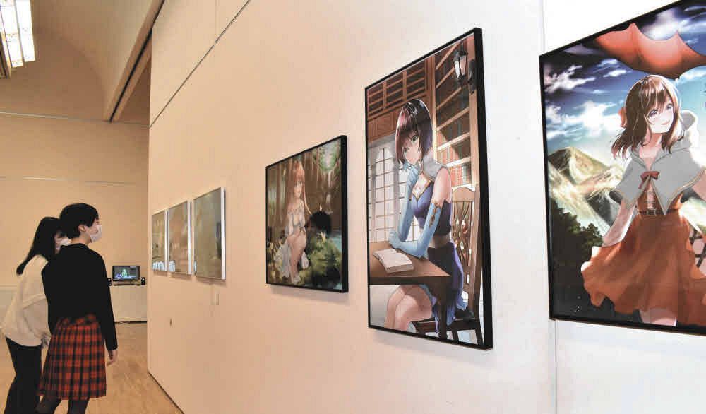 アニメやイラスト 卒業 そつぎょう 記念 きねん 展 てん 中日新聞web