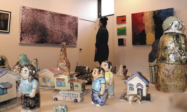 個性光る障害者の陶芸や絵 信楽のギャラリーで作品展：中日新聞Web