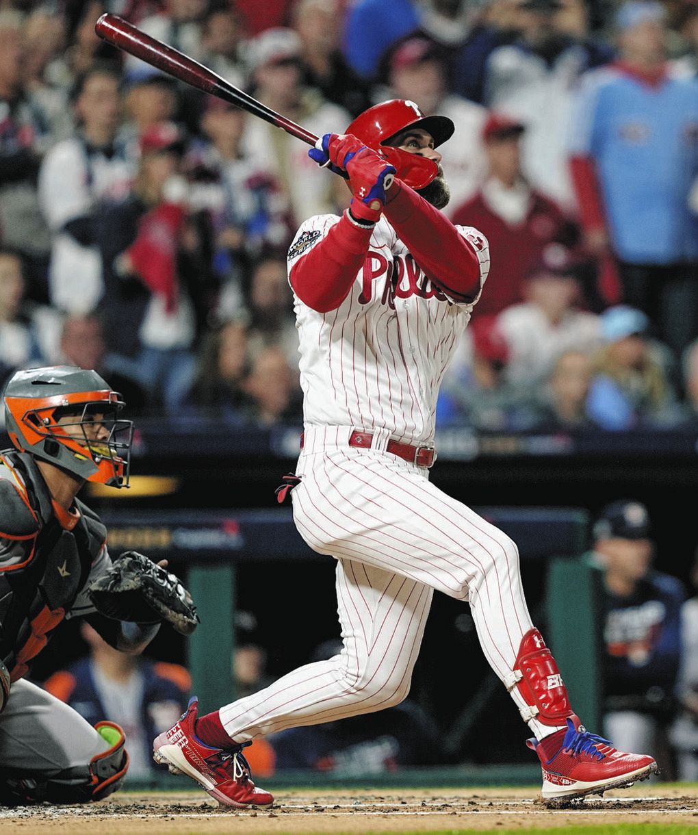 フィリーズのハーパーが先制2ラン 本拠地初戦で主導権【MLBワールド