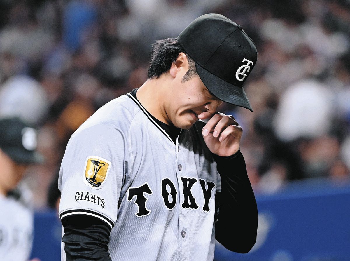 巨人、逆転負けで連勝は『3』でストップ…借金『1』に逆戻り 首位・阪神