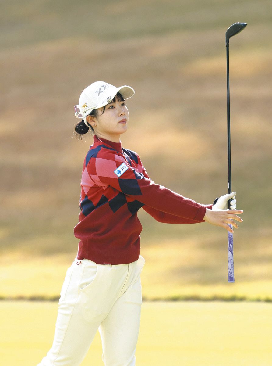 女子ゴルフ・尾関彩美悠、「クラブ替え歯車が狂った」 ショットや