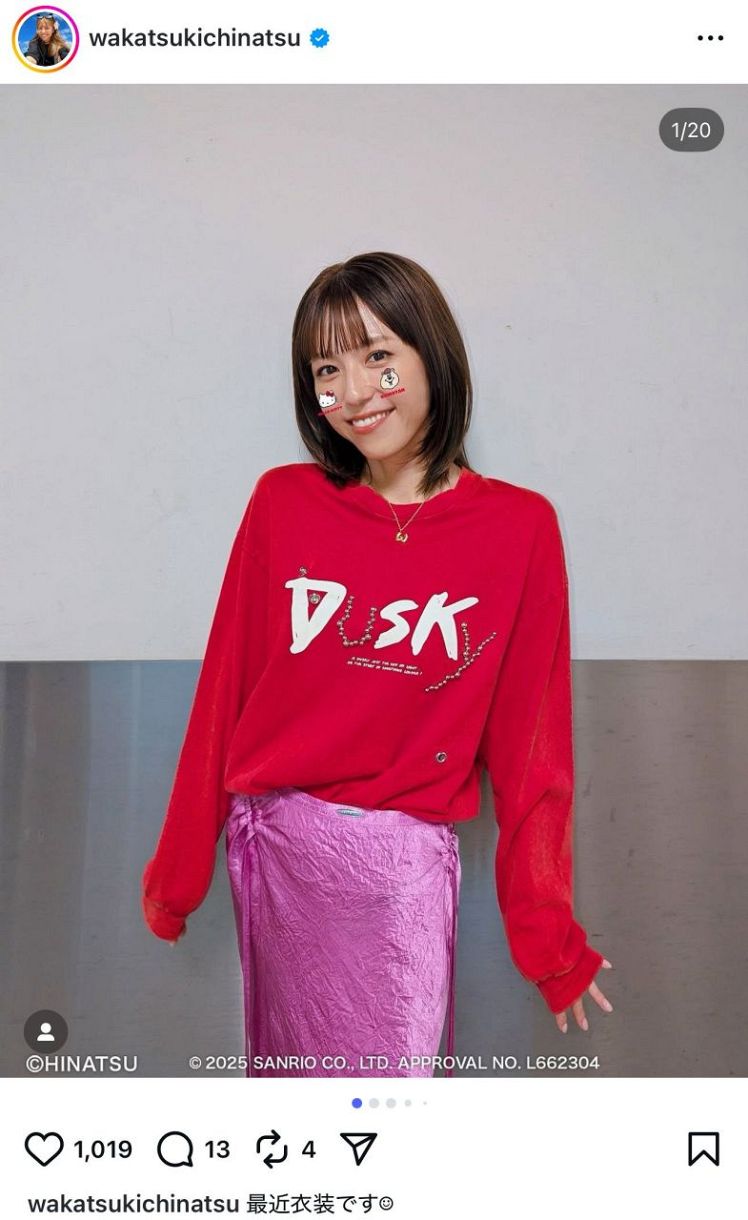 ◇若槻千夏、色とりどりの衣装【写真】：中日スポーツ・東京中日スポーツ