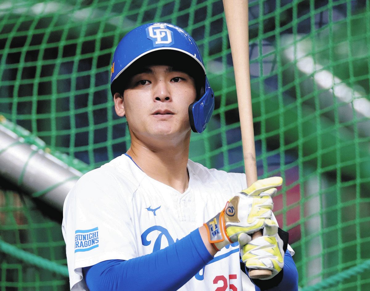 中日スタメン】再昇格した石川昂弥が「6番・三塁」即スタメン、先発は