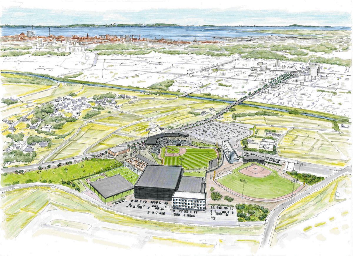 君津市、ロッテの新ファーム施設整備計画を発表 「CO―FIELD KIMITSU