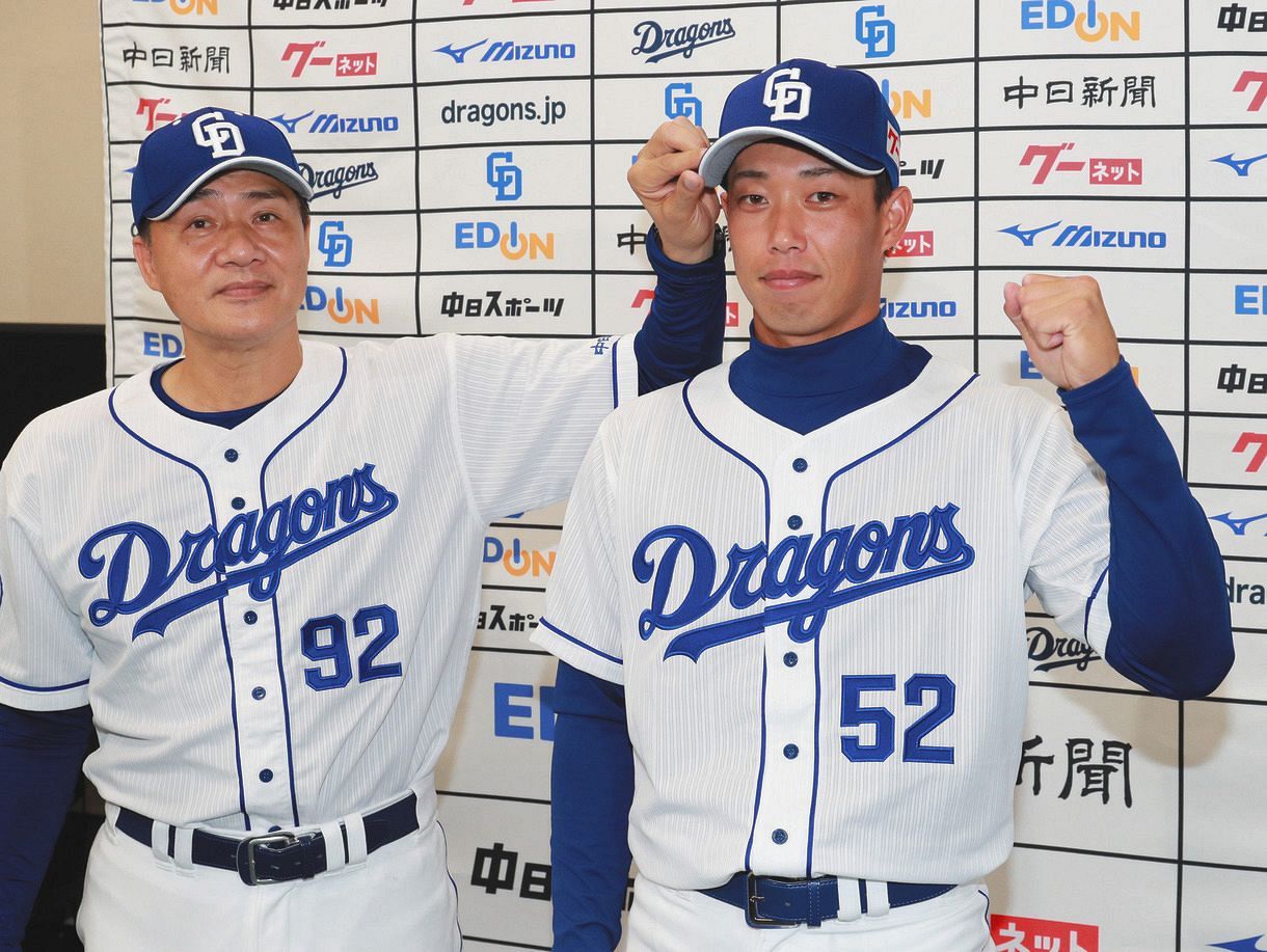 中日】ロッテから移籍の加藤翔平が会見「まずはバッティングでアピール」背番号は52：中日スポーツ・東京中日スポーツ