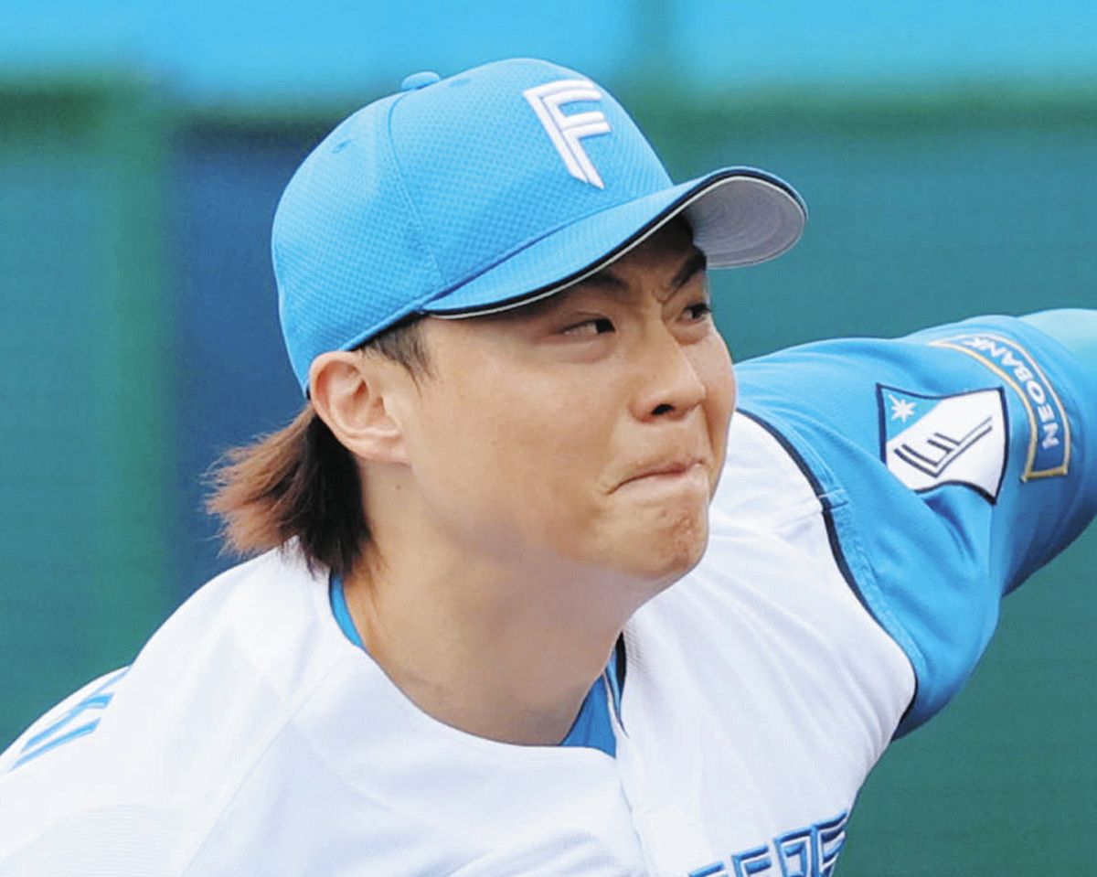 日本ハム・山崎福也、山本昌さん直伝のスクリューボール披露 高め直球
