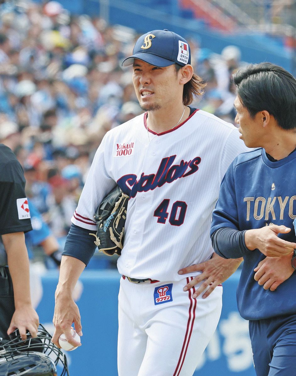 ヤクルト・高梨裕稔は右前腕の肉離れと診断 6日の日本ハム戦で4回途中
