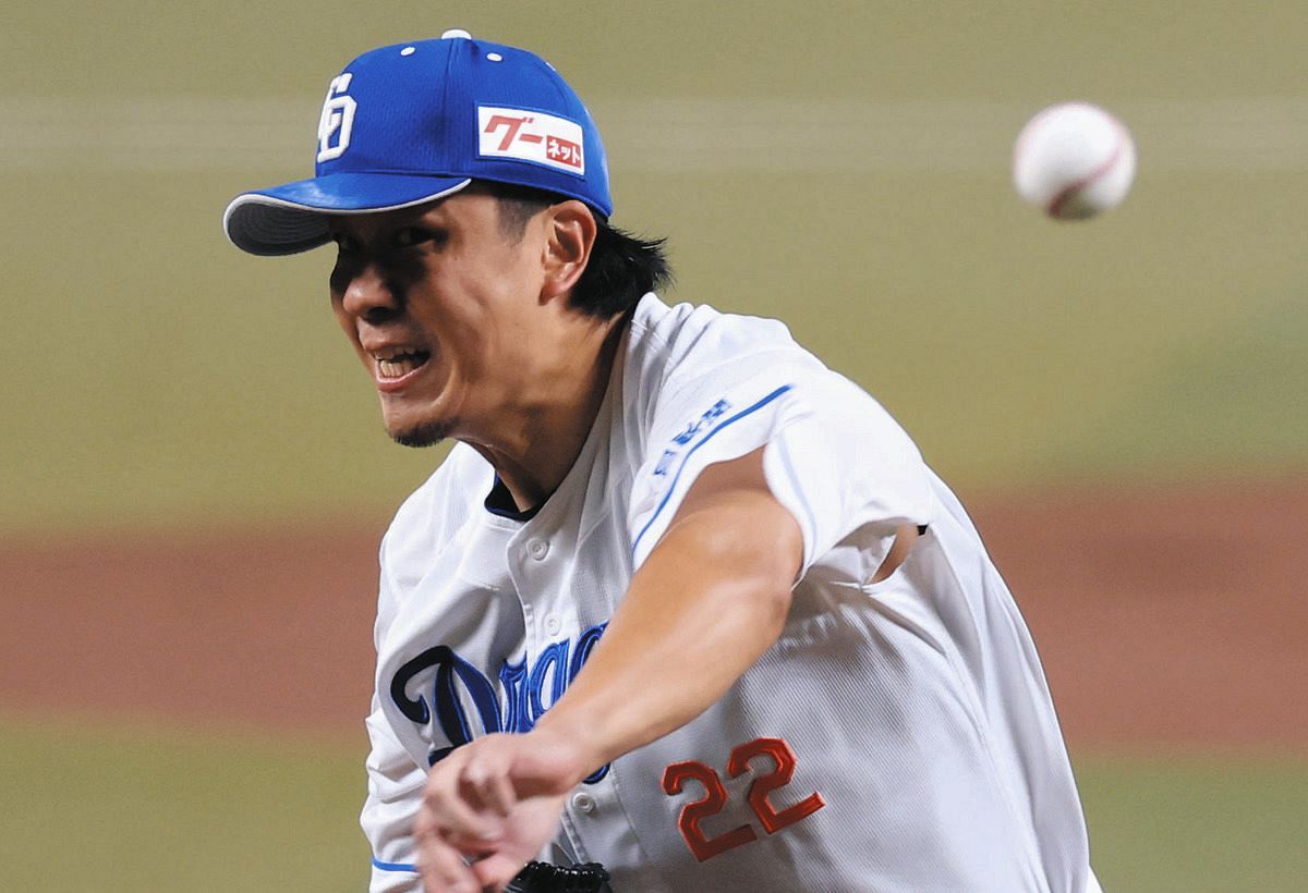 中日、ヤクルトに零封快勝で連敗ストップ 大野雄大がチームトップ8