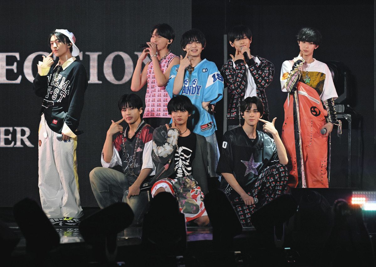 関西ジュニアがTGCでサプライズショー 先輩グループのヒット曲