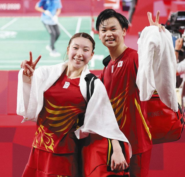 ワタガシ銅メダルに涙 中学以来のペア 本当にありがとうしかない 東京五輪 バドミントン混合ダブルス 中日スポーツ 東京中日スポーツ