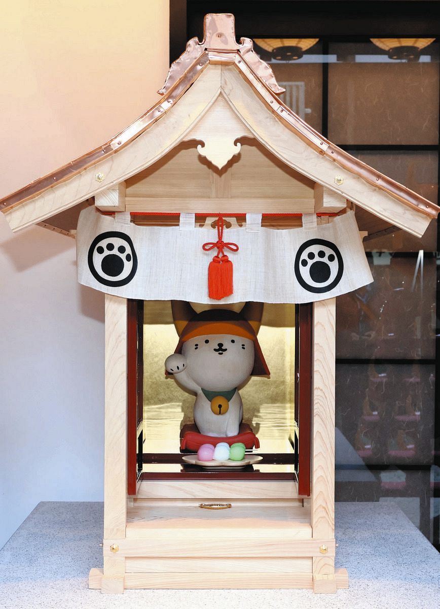 圧巻！222体のひこにゃん並ぶ「彦福堂」が誕生 彦根城の世界遺産登録を