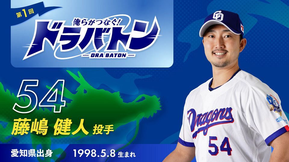 新企画第1回】藤嶋健人投手「今年は優勝を目指してやっていく年」：中