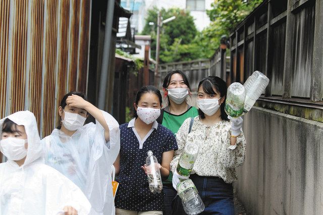 昨年７月に長野市で開かれた清走中の様子（北村さん提供） 