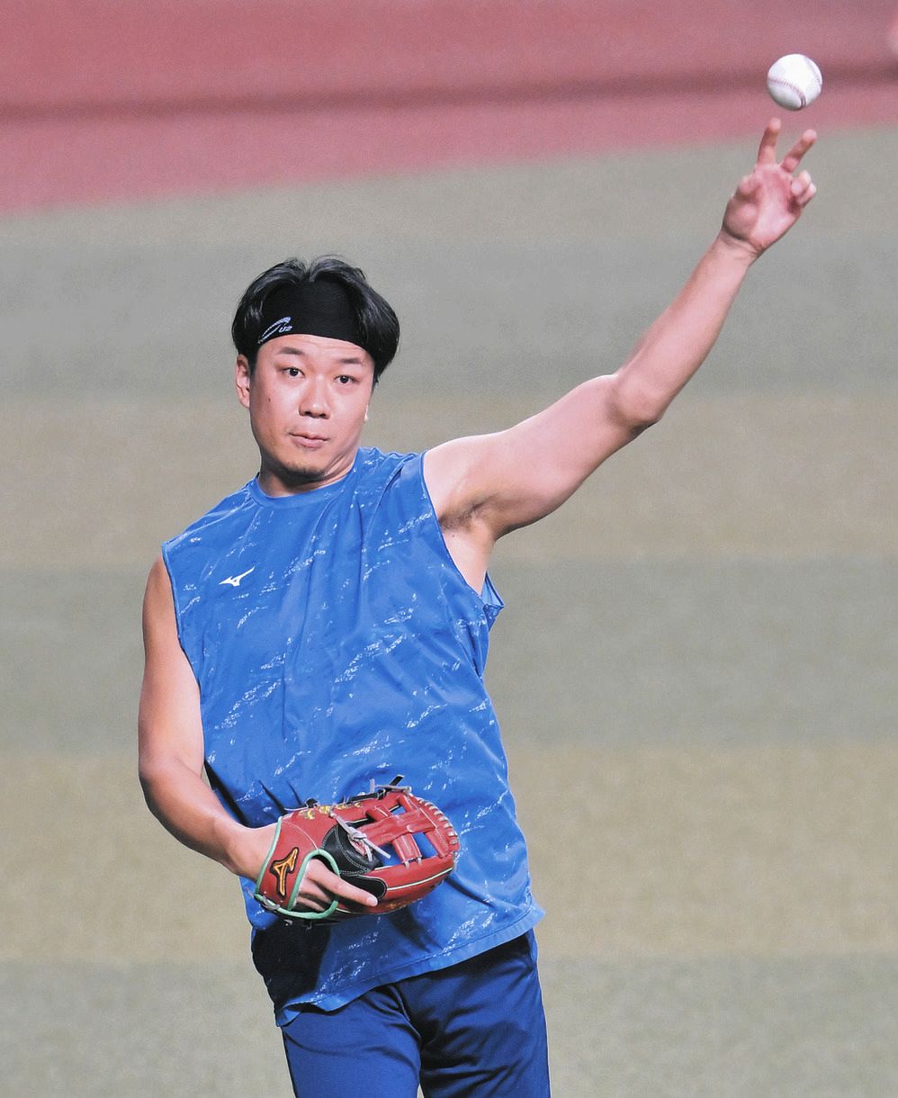 中日ドラゴンズ　沖縄キャンプ　大野雄大投手 中日・大野雄大、「戦いは始まっている」キャンプ初日から
