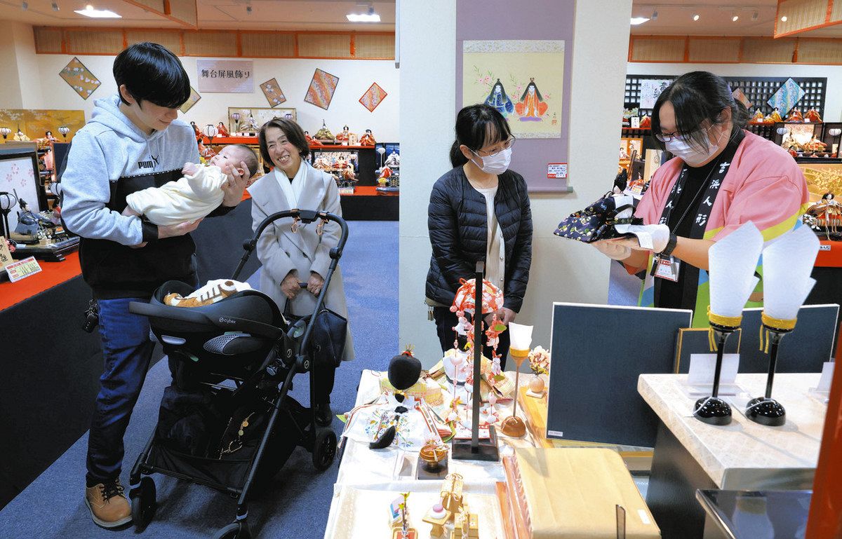 創業85年、姿は変われど変わらぬ幸せ 高浜の吉浜人形、ひな人形に