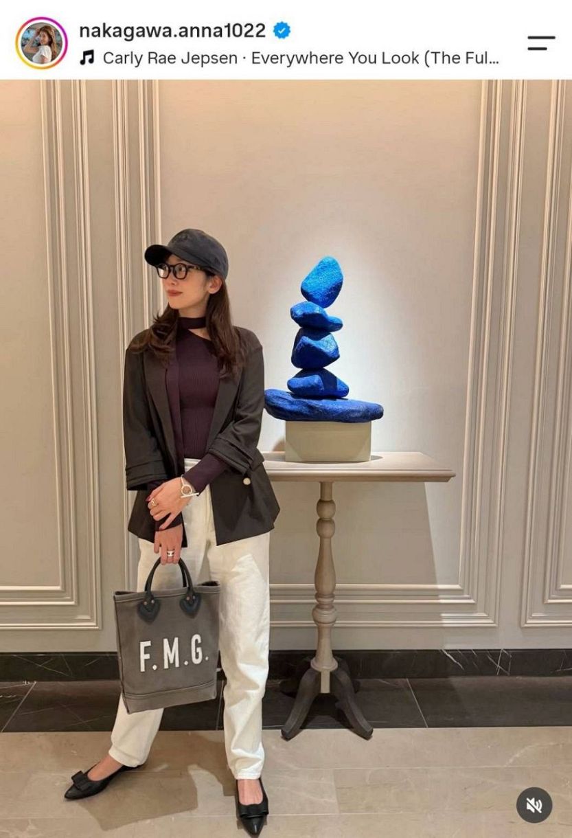 中川安奈アナのインスタグラムから