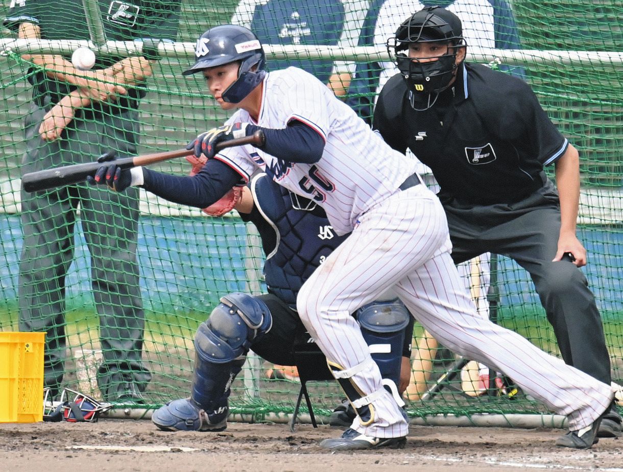 ヤクルト5位・北村恵吾が“プロ初打席”で侍J左腕と対戦「どれだけ通用