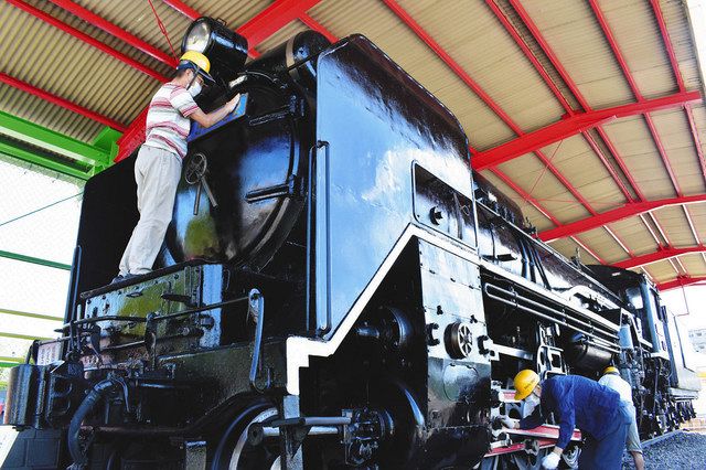 ｄ５１が２７年ぶりの輝き 春日井 保存会が再塗装進める 中日新聞web